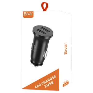 شارژر فندکی 2 پورت 12 وات Biva CC-05