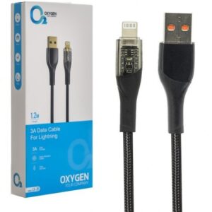 کابل شارژر USB به Lightning اکسیژن مدل LX20