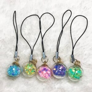 بند آویز شیشه ای 10 عددی