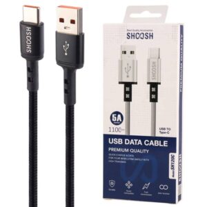 کابل شارژ تایپ سی مدل SH120C برند SHOOSH