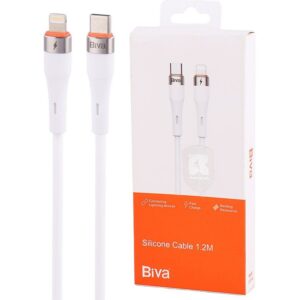 کابل تایپ سی به لایتنینگ فست شارژ 3 آمپر بیوا C-21CL