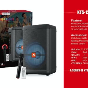 اسپیکر بلوتوثی قابل حمل کی تی اس مدل KTS-1280