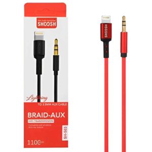کابل تبدیل AUX به لایتنینگ شوش مدل SH_503