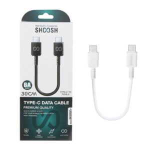 کابل شارژ فست پاوربانک Shoosh Type-C to Type-C مدل SH203C+